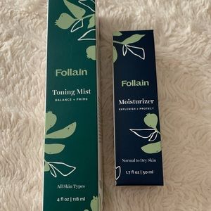 Follain Moisturizer & Toning Mist Full Size New